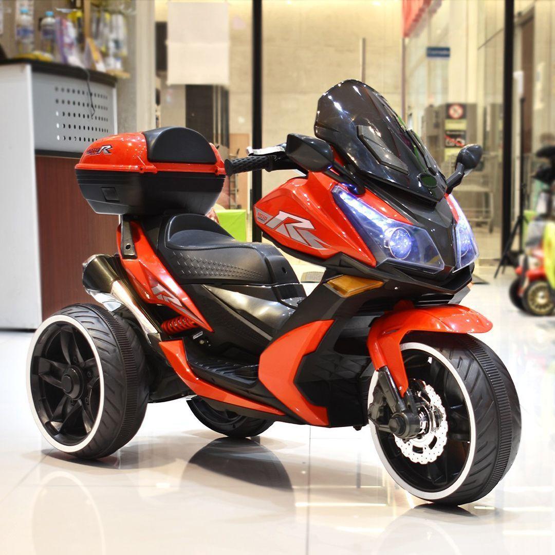 Електромотоцикл Bambi Racer на акумуляторі червоний мотоцикл, фото 1