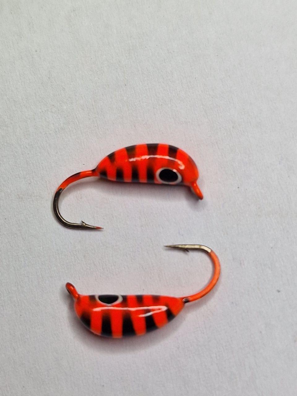 Вольфрамові мормишки Lucky John "Банан ризький" 5 мм, 3,1 грамів, фото 1