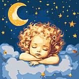 Картина по номерах зі світлодіодною підсвіткою для дітей Riviera Blanca Мрійка 25x25 см (ГР1-025), фото 2