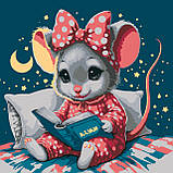 Картина по номерах зі світлодіодною підсвіткою для дітей Riviera Blanca Вечірня казка 25x25 см (ГР1-031), фото 2