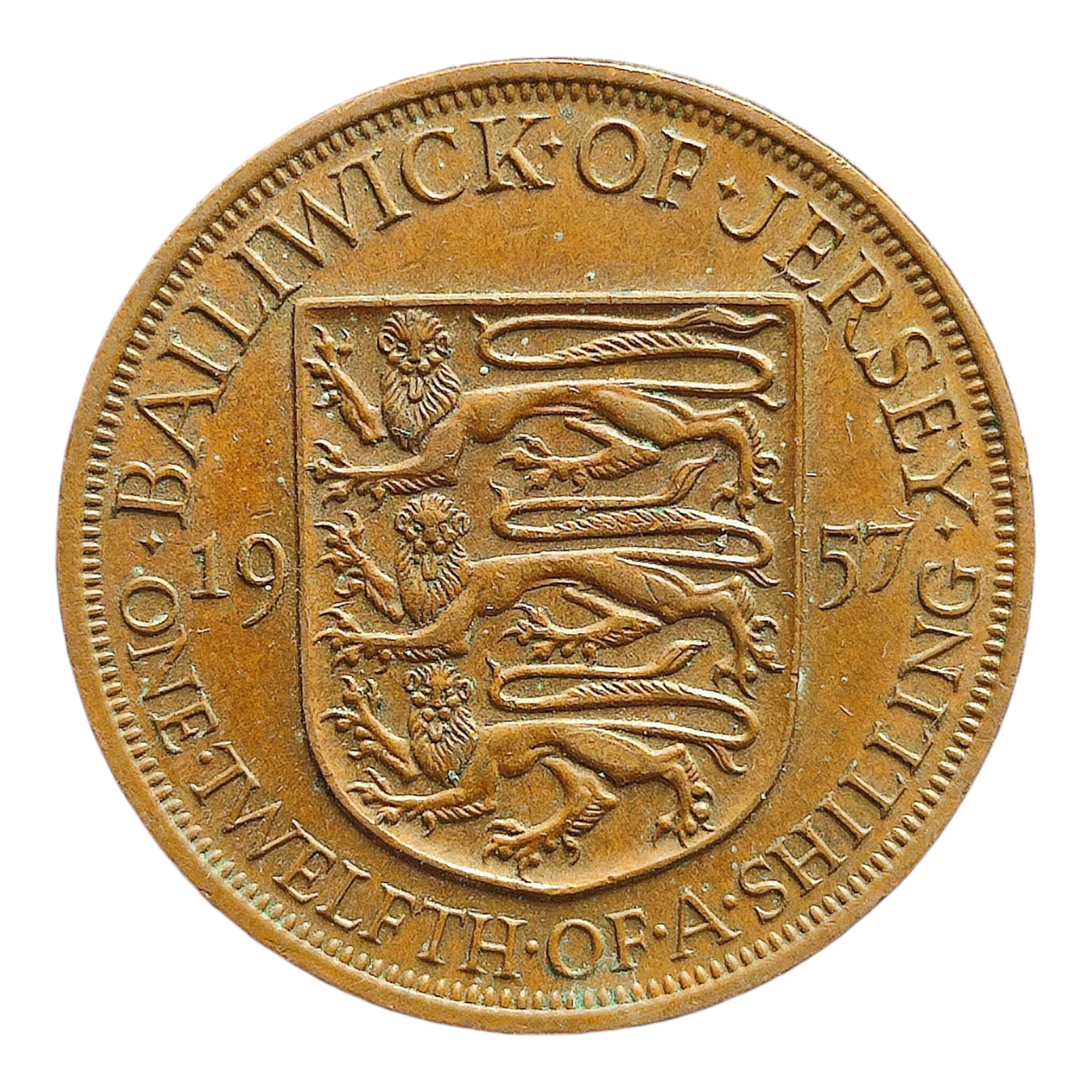 Джерсі 1/12 шилінга, 1957
