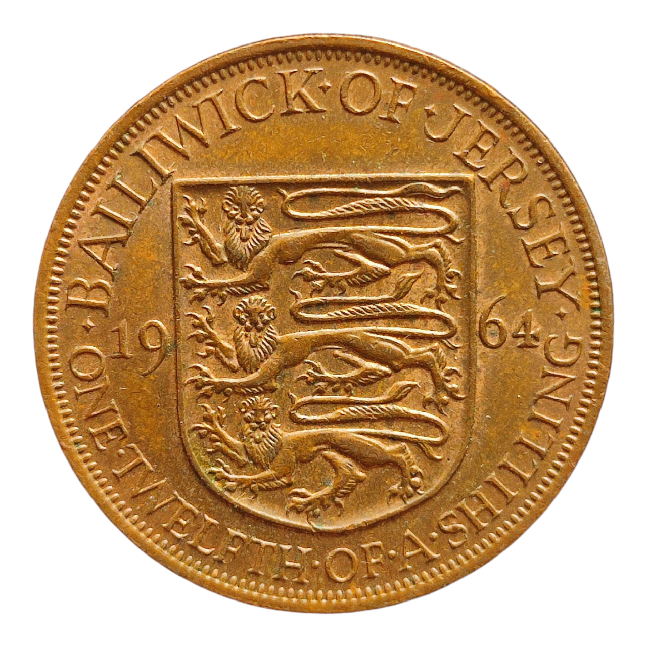 Джерсі 1/12 шилінга, 1964