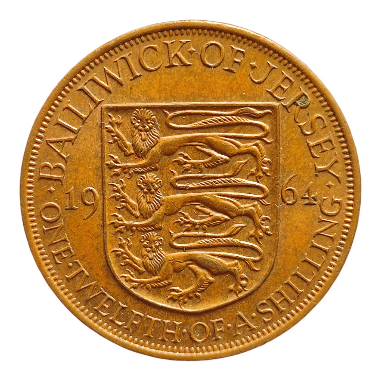 Джерсі 1/12 шилінга, 1964