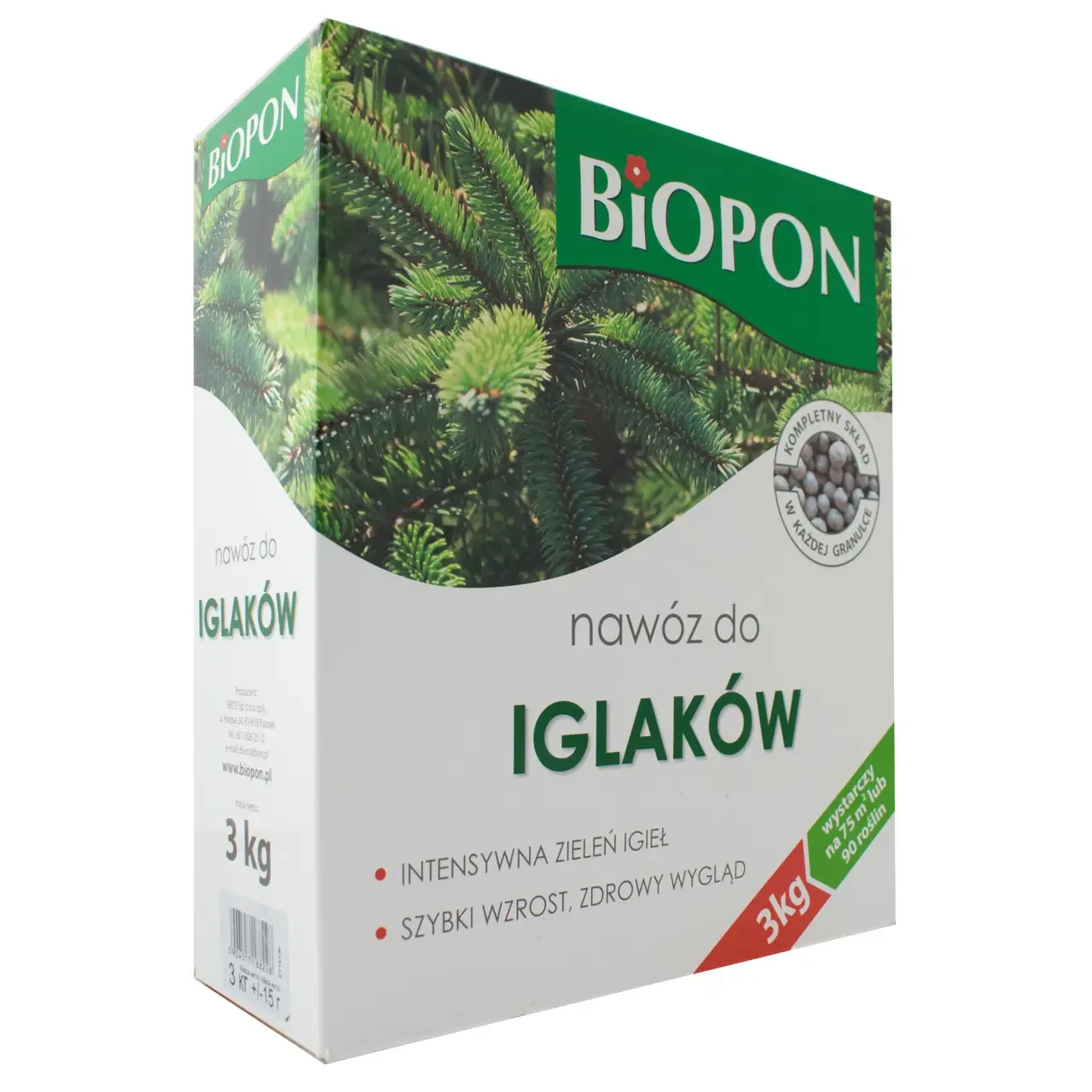 Добриво Biopon для хвойних рослин 3 кг, фото 1