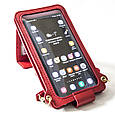 Жіноча сумка для 2-х телефонів, документів і грошей SJ1210#A (червона), фото 3