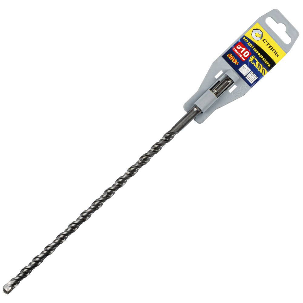 Свердло SDS Plus 10*250*310 Сталь