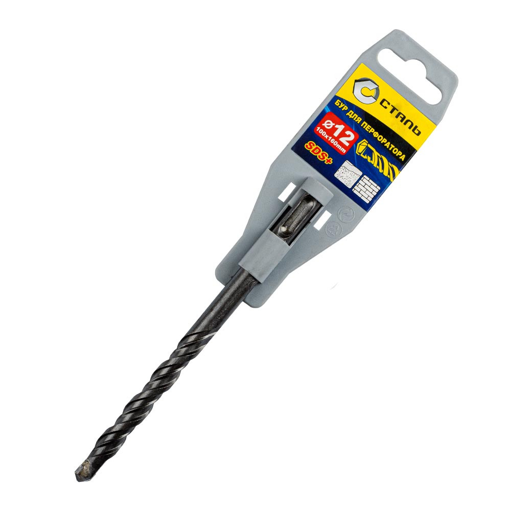 Свердло SDS Plus 12*100*160 Сталь, фото 1