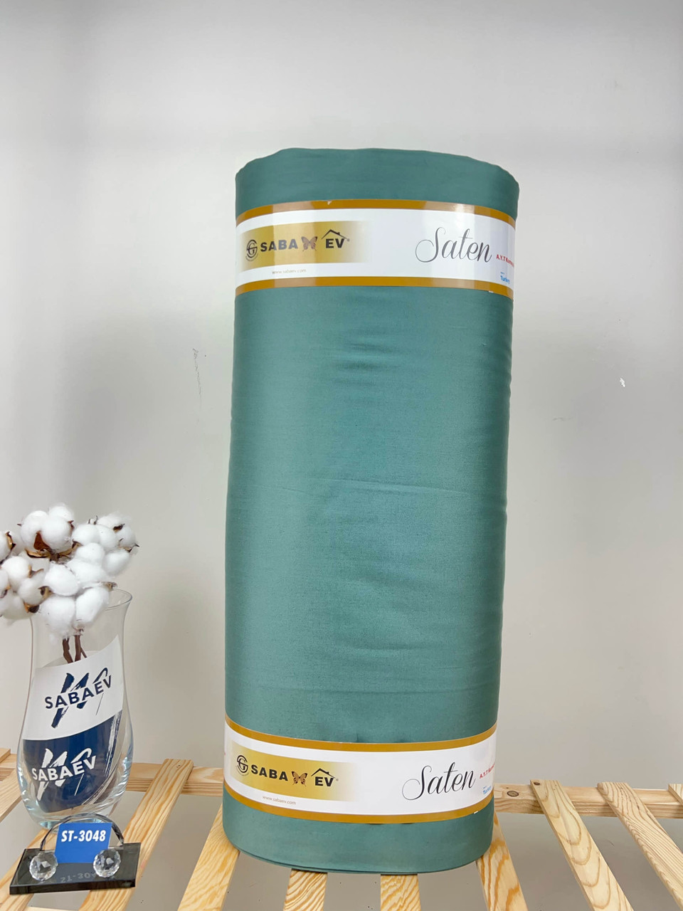 Тканина Сатин Lux 240 см. фабрики Sabaev ST-3048, фото 1