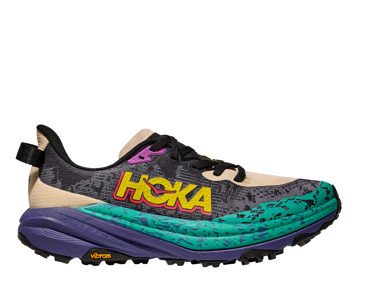 Кросівки для бігу чоловічі Hoka Speedgoat 6 1147791 Oatmeal / Mountain Iris
