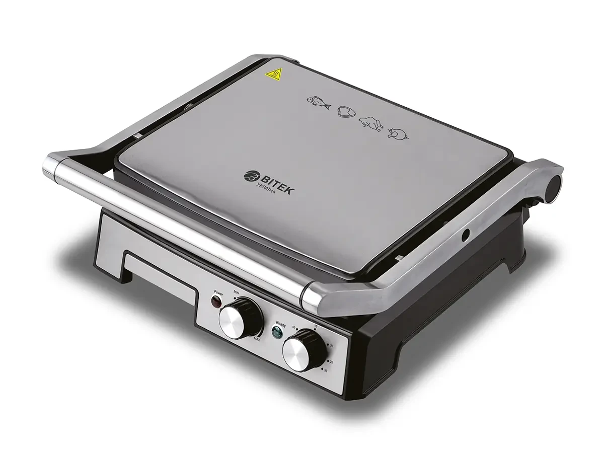 Контактний гриль BBQ 2800 Вт – ідеальний вибір для приготування смачних та соковитих страв.