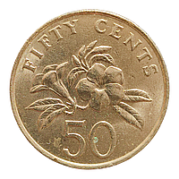 Сінгапур 50 центів, 1988