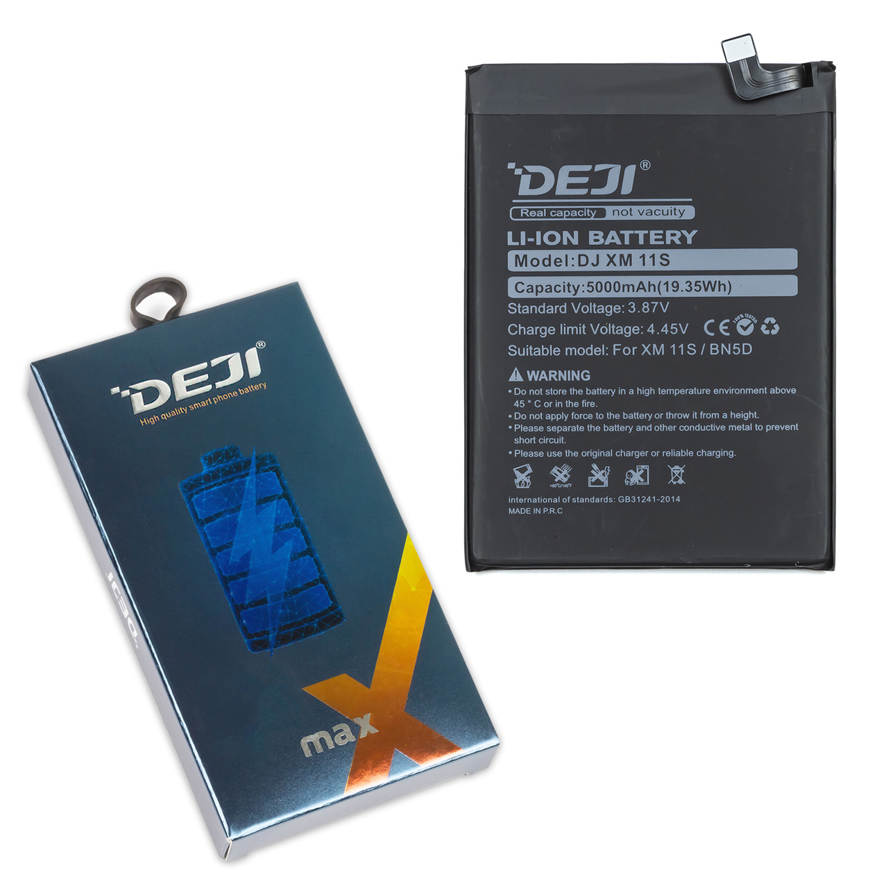 АКБ XIAOMI BN5D Redmi Note 11 (4G)/Note 11S/Note 12S/Poco M4 Pro (4G) DEJI (5000 mAh)