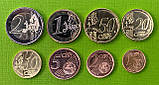 Набір Монет Греції 1+2+5+10+20+50+1е + 2 євро, фото 2