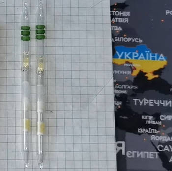 1 штука ампула (різновид ТИП №2) для Військового приладу хімічної розвідки (Войсковой прибор химической разведки)