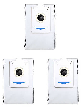 Мішки для сміття для бази самоочистки робота пилососа Ecovacs Deebot Ozmo X2 OMNI / X2 Combo ( DX86 / DX86-01 / DEX86 ) 3 шт, фото 1