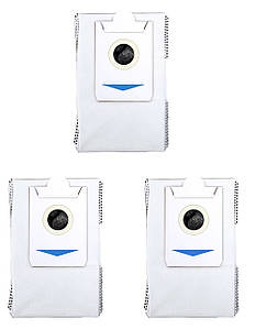 Мішки для сміття для бази самоочистки робота пилососа Ecovacs Deebot Ozmo X2 OMNI / X2 Combo ( DX86 / DX86-01 / DEX86 ) 3 шт