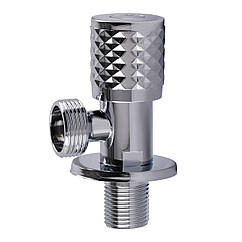 !Кран кутовий кераміка PROFESSIONAL EXCLUSIVE 1/2″X3/4″ 898 CHROME (1шт.) (000028369)