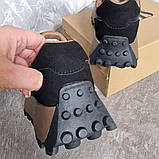 Комбіновані кросівки з натуральної шкіри на платформі, фото 4