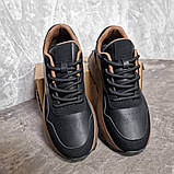 Комбіновані кросівки з натуральної шкіри на платформі, фото 5
