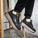 Комбіновані кросівки з натуральної шкіри на платформі, фото 7