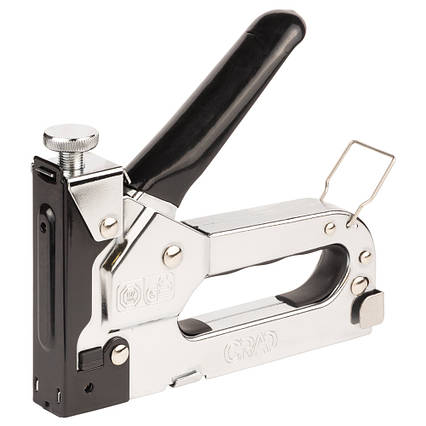 Степлер з регулятором для скоб 4-14мм (хром) GRAD (2821125), фото 1