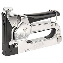 Степлер з регулятором для скоб 4-14мм (хром) GRAD (2821125), фото 2