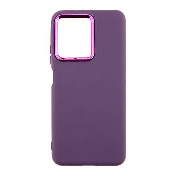 Чохол Silicone Cover Metal frame для Xiaomi Redmi Note 12 Pro+ 5G Elderberry