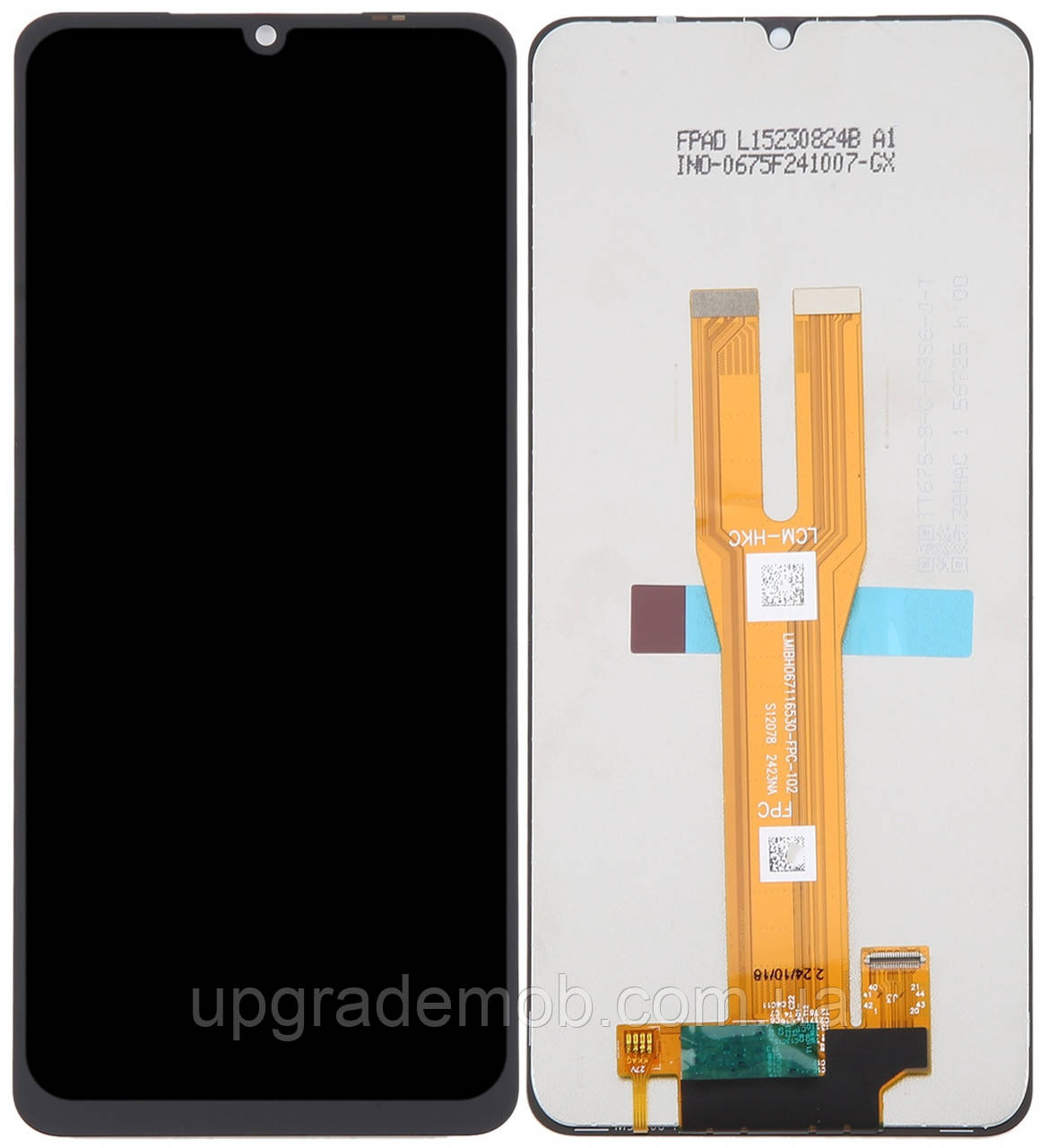 Дисплей модуль тачскрин Samsung A065 Galaxy A06 чорний оригінал сервісне паковання GH82-21246A