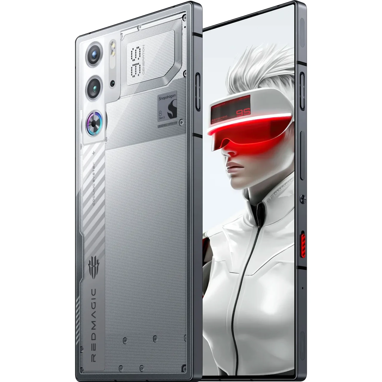 ZTE nubia Red Magic 9s Pro 16/512GB Snowfall Snapdragon 8 Gen 3 6500 мАг