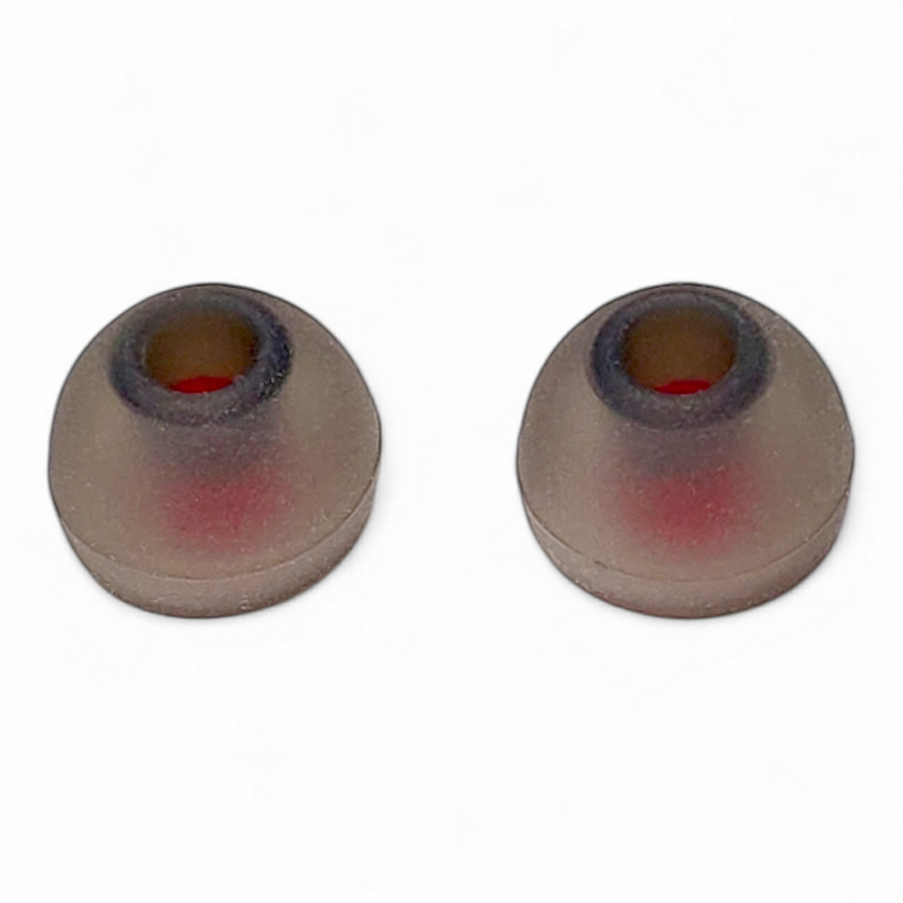 Амбушюри силіконові 3.8 мм насадки для вакуумних навушників та гарнітур розмір M сіро-червоні, фото 1