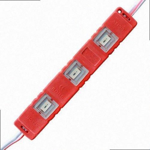 Модуль Світлодіодний BRT M2 5630-3 led R 1,2W, 12В, IP65 червоний закритий з лінзою 00-00001463, фото 1