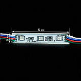 Модуль Світлодіодний BRT 5050-3 led W 0.72W RGB, 12В, IP65 00-00011712, фото 5