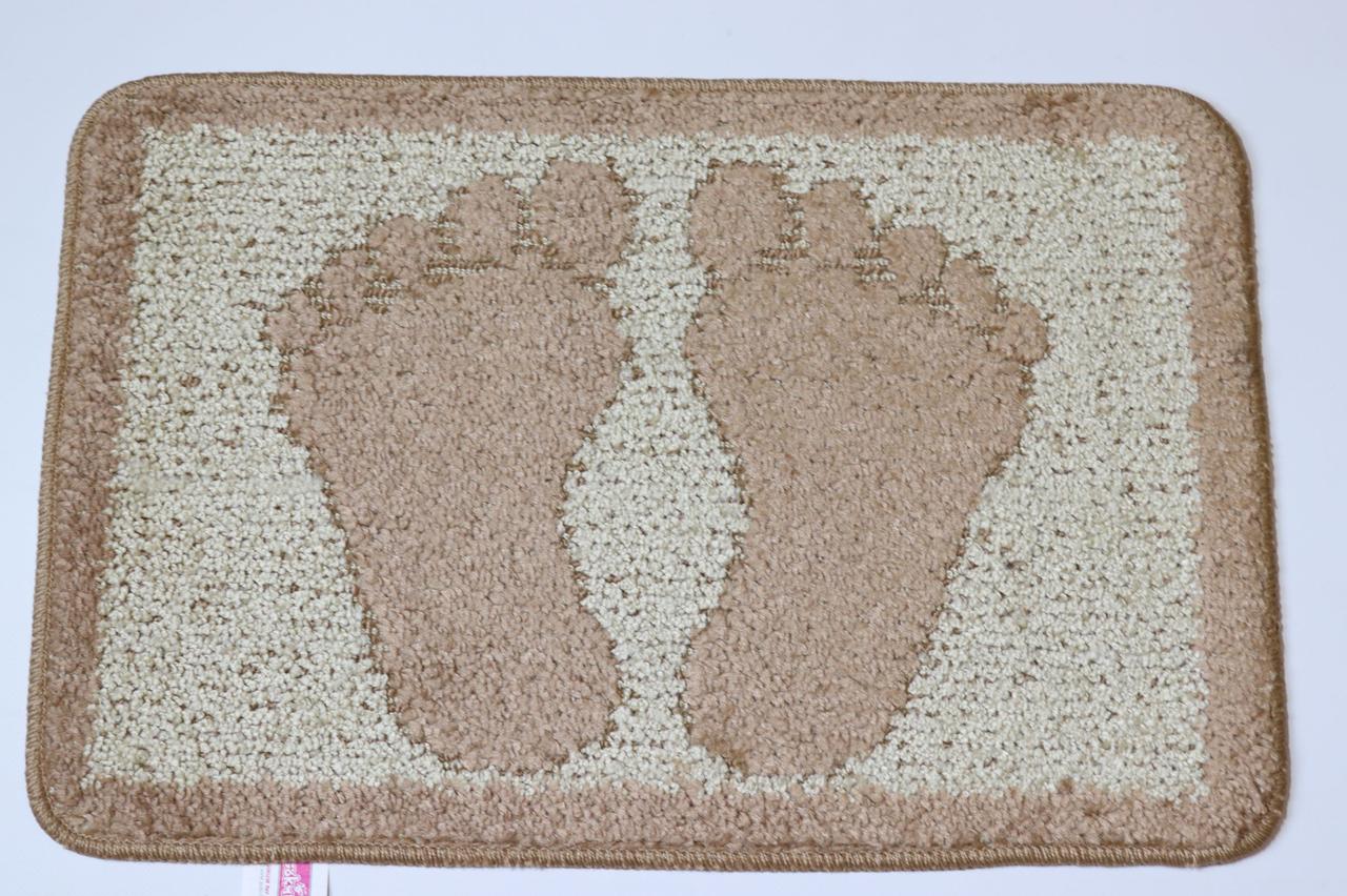 Килимок для ванної/туалету Ноги 40*60 см Vonaldi 1725/beige legs
