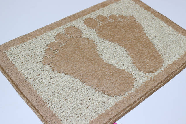 Килимок для ванної/туалету Ноги 40*60 см Vonaldi 1725/beige legs, фото 3