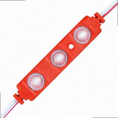 Модуль Світлодіодний BRT XG191 5630-3 led W 1,5W RED, 12В, IP65 червоний з лінзою напівсфера 00-00014571, фото 1