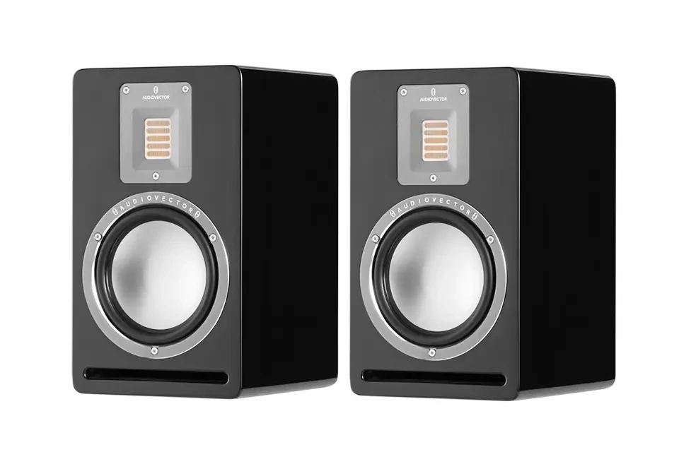 Полочна акустична система Audiovector QR 1 Black Piano. Двосмугова акустика Audiovector QR серії, фото 1