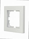Рамка одинарна VESNA сіра (10шт/120шт) (без рамки) 742-3500-146 LEZARD, фото 2