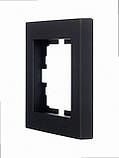 Рамка одинарна VESNA чорна (10шт/120шт) (без рамки) 742-4200-146 LEZARD, фото 2