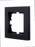 Рамка одинарна VESNA чорна (10шт/120шт) (без рамки) 742-4200-146 LEZARD, фото 3