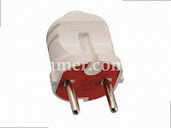 Вилка для розетки, вилка євро 220В, 6А, вилка однофазна 715-0101-601 LEZARD