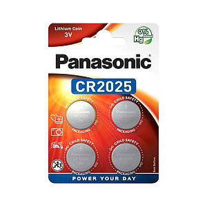 Батарейки CR2025 Panasonic Lithium (3v) 4шт