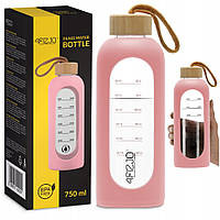 Пляшка для води спортивна 4FIZJO P-5905973404204 скляна 0,750 мл, Time Toys