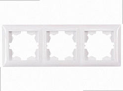 Рамка 3-а горизонтальна PRIMERA (білий) 3023 3023 LUXEL