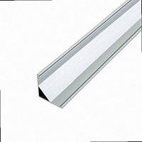 Алюмінієвий Профіль кутовий ЛПУ16 16х16анодований (палиця 2м), м LPU-16 A BIOM