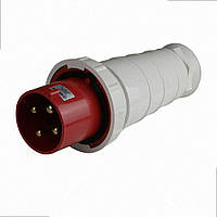 Вилка переносна силова 044(3P+PE) 125A 415В IP67 IC-044 ENERGIO