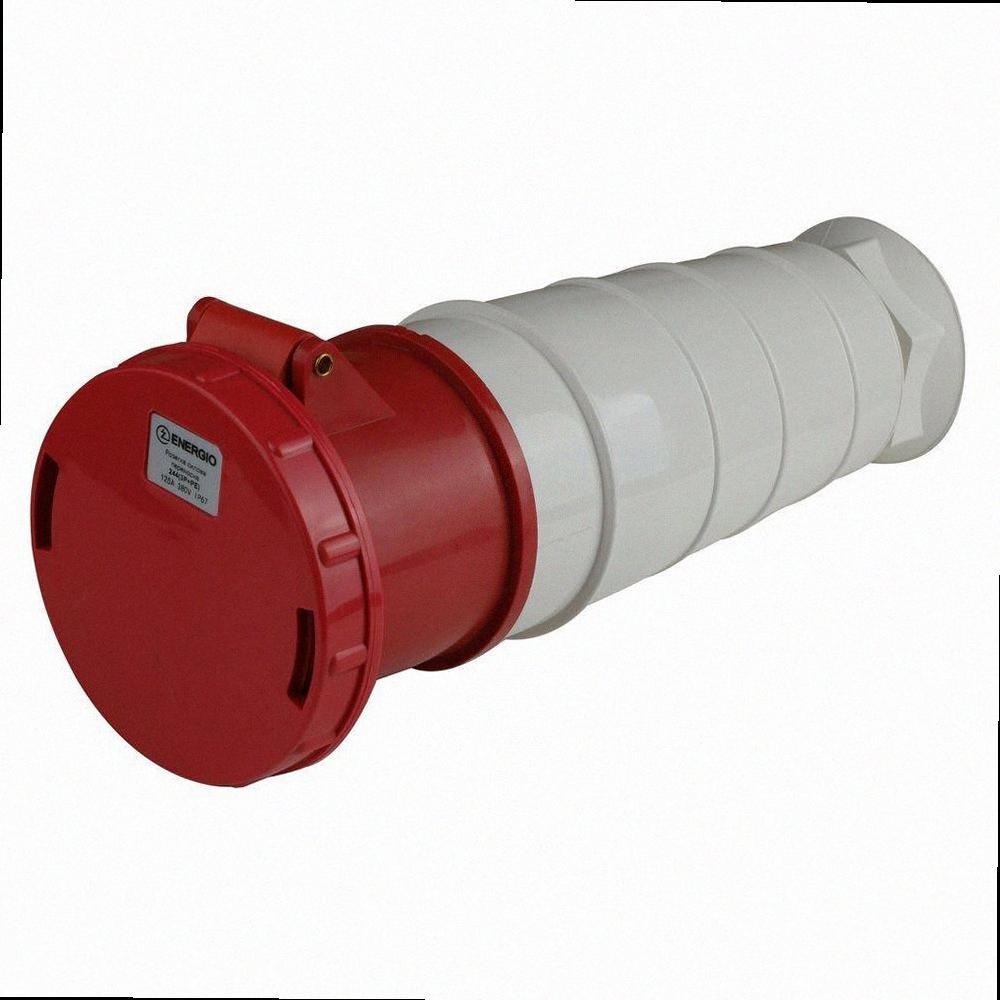 Розетка 244(3P+PE) 125A 415В IP67 IC-244 ENERGIO, фото 1