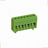 Нульова ізольована Шина на DIN-рейку 7 відв. T6I-7 ENERGIO