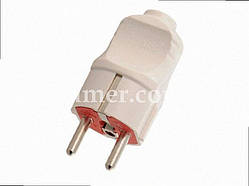 Вилка для розетки, вилка євро із заземленням UPS 715-0501-605 LEZARD