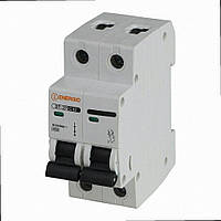Модульний вимикач автоматичний SP-2P C 32А 4.5кА SP-2C32 ENERGIO