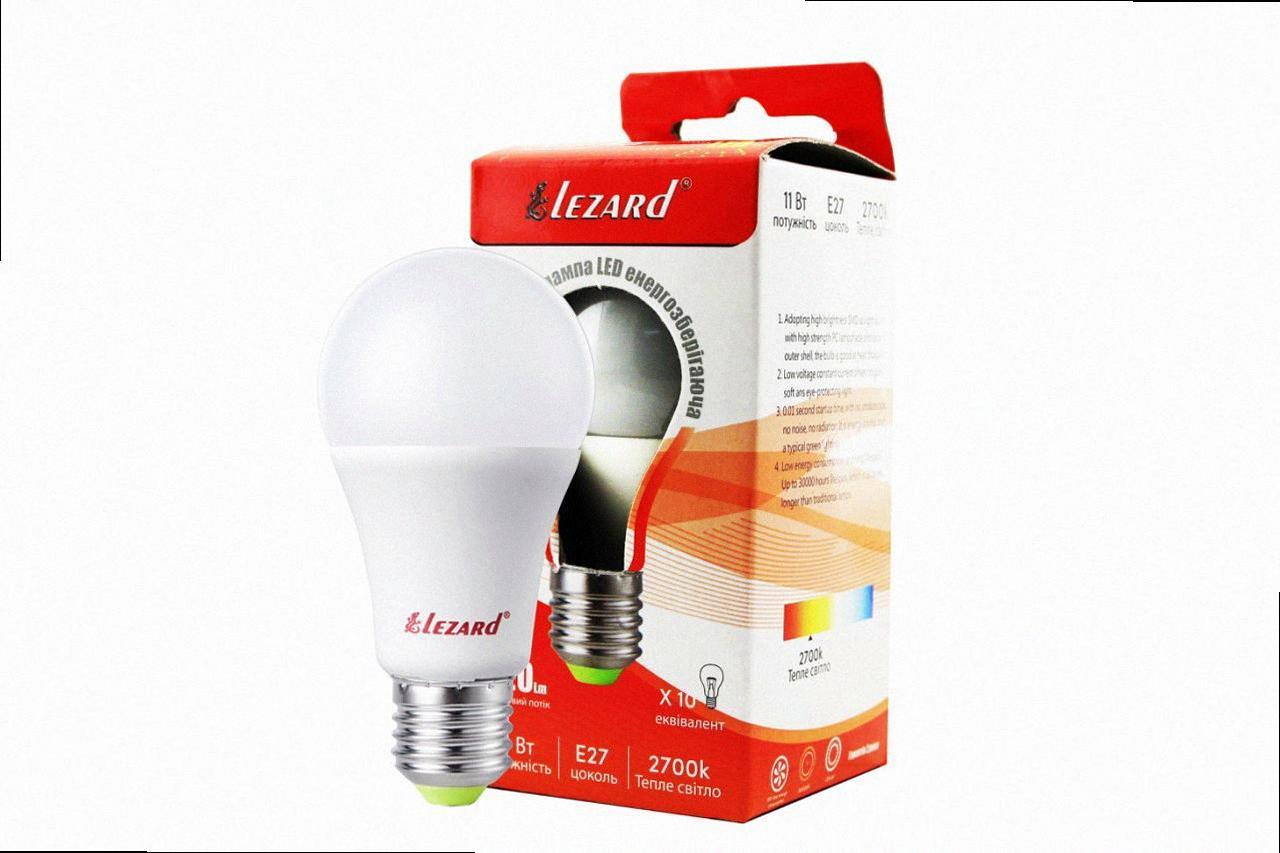 Для дому Світлодіодна лампа A60 9W 2700K E27 220V 427-А60-2709 LEZARD